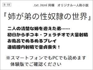 [RJ197168] 姉が弟の性奴隷の世界