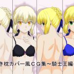 [RJ200670] 抱き枕カバー風CG集 ～騎士王編～