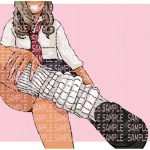 【イラスト著作権フリー素材販売】女子高生(04) [RJ256392][let out]