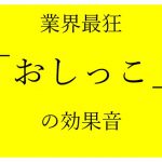 業界最狂「おしっこ」の効果音 [RJ280319][オコジョ彗星]