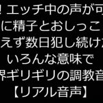 実録!エッチ中の声が可愛い彼女に精子とおしっこしか与えず数日犯し続けたいろんな意味で限界ギリギリの調教音声【リアル音声】 [RJ313963][ジャスミノイデスの箱庭]