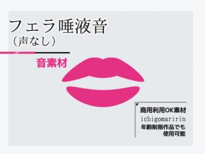 音素材「フェラ唾液音/声なし」～商用OK著作権フリー [RJ317052][商用利用OK素材]