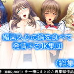 媚薬入りの鍋を食べて発情するJK集団   [RJ343184][アロマコミック]