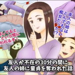 友人が不在の30分の間に友人の姉に童貞を奪われた話 [RJ354229][ミストラル]
