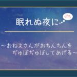 眠れない夜に【ぷち】～おねえさんがおちんちんをぢゅぼぢゅぼしてあげる～ [RJ433094][よしよしなでなで]