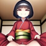 おかっぱ黒髪赤目のメスガキ?と子作りするCG集 [RJ01002688][シスターじぇろうむ]