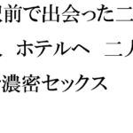 駅前で出会った二人 ホテルへ 二人で濃密セックス [RJ01013181][逢瀬のひび]