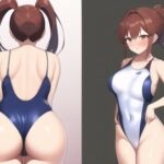 ポニーテールと水着 [RJ424800][夢海ルナ]