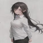 黒髪ロング 1 [RJ01048830][人工知能古美術店]