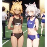 獣耳少女陸上部行動観察 #1 (136P) [RJ01050380][獣耳少女行動観察学者]