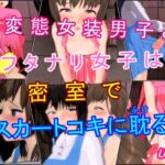変態女装男子とフタナリ女子は密室でスカートコキに耽る [RJ01279449][U.P.F]